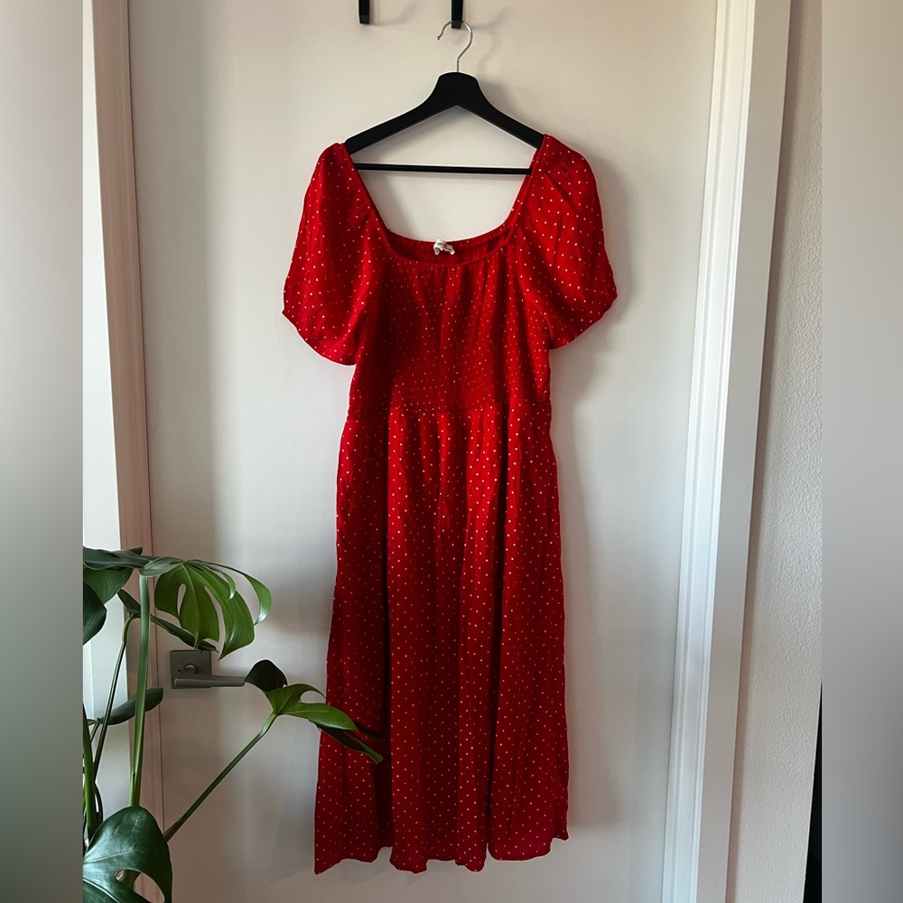 Red Polka Dot Dress